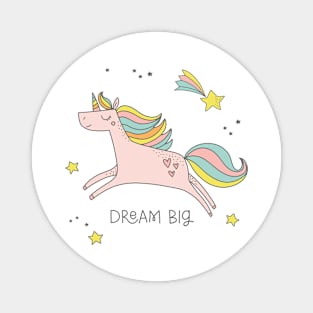 Dream Big Unicorn Magnet